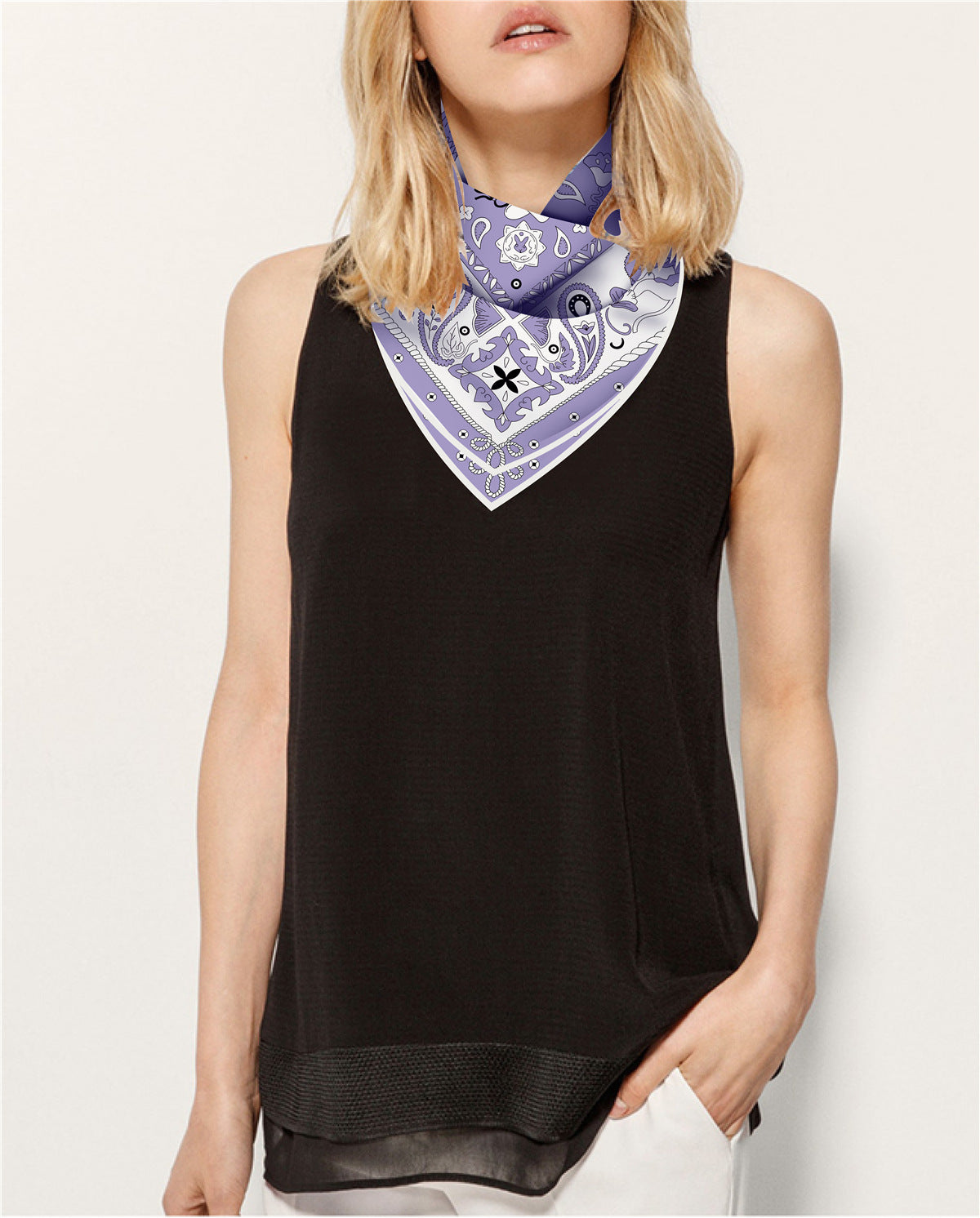 Classic Western Bandana Square Scarf - view 1