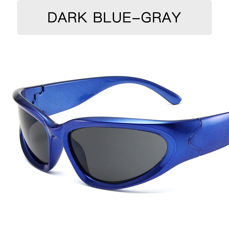 Y2K Wraparound Sport Sunglasses - C18