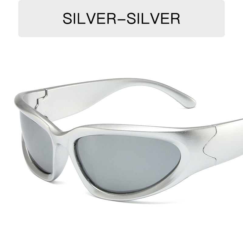 Y2K Wraparound Sport Sunglasses - C2