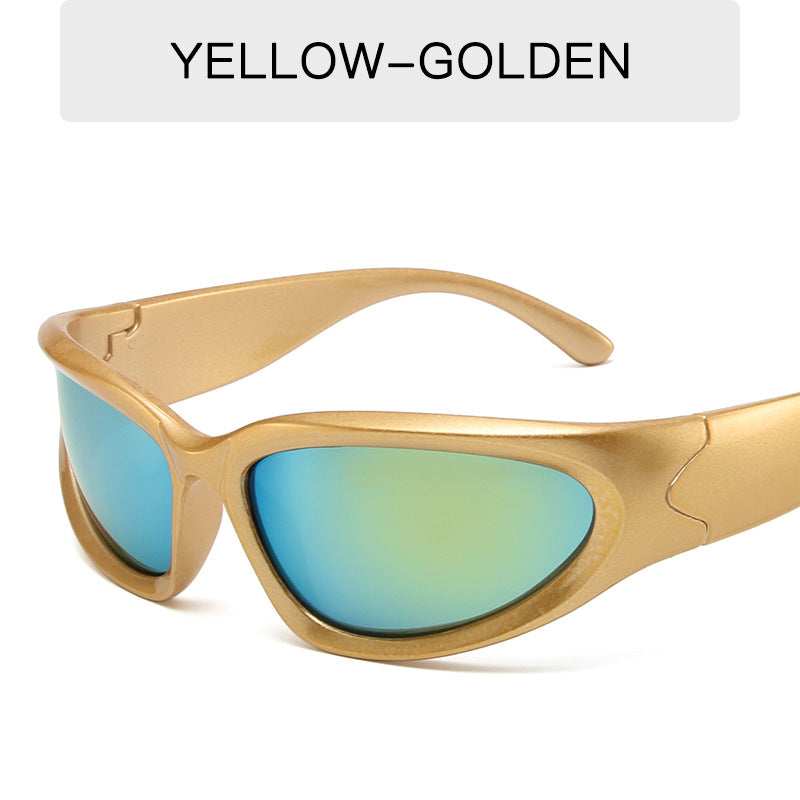 Y2K Wraparound Sport Sunglasses - C4