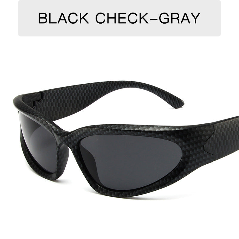 Y2K Wraparound Sport Sunglasses - C5