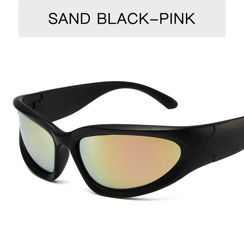 Y2K Wraparound Sport Sunglasses - C8