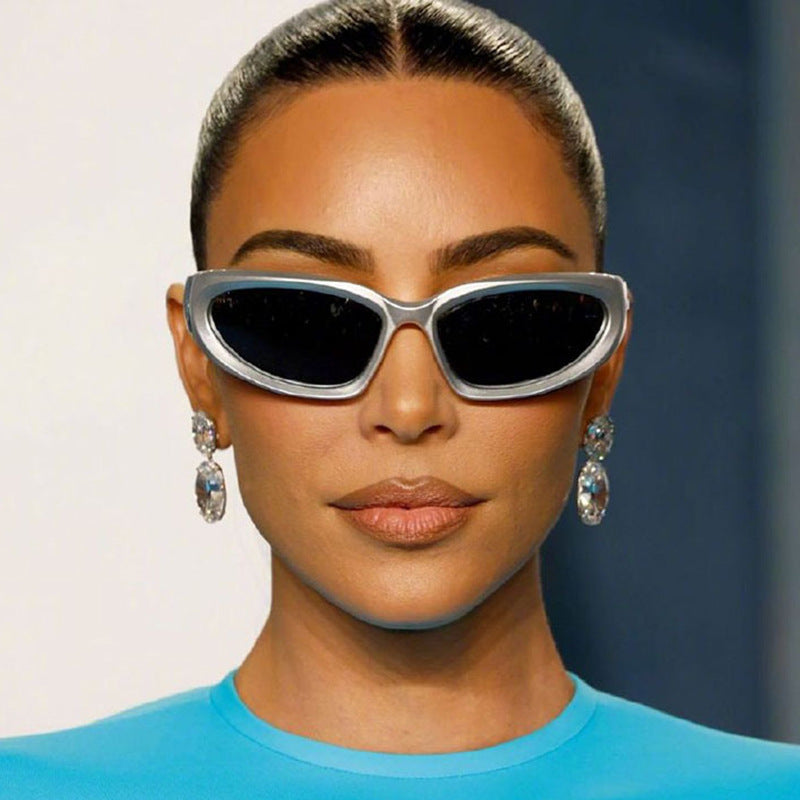 Y2K Wraparound Sport Sunglasses - view 1