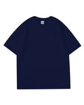 Boxy Drop Shoulder Cotton T-Shirt - TBlue