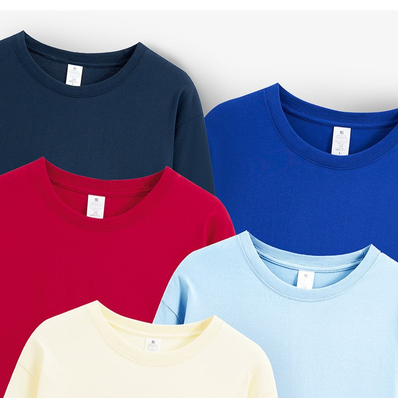 Long Sleeve Cotton Crew Neck Tee - view 1
