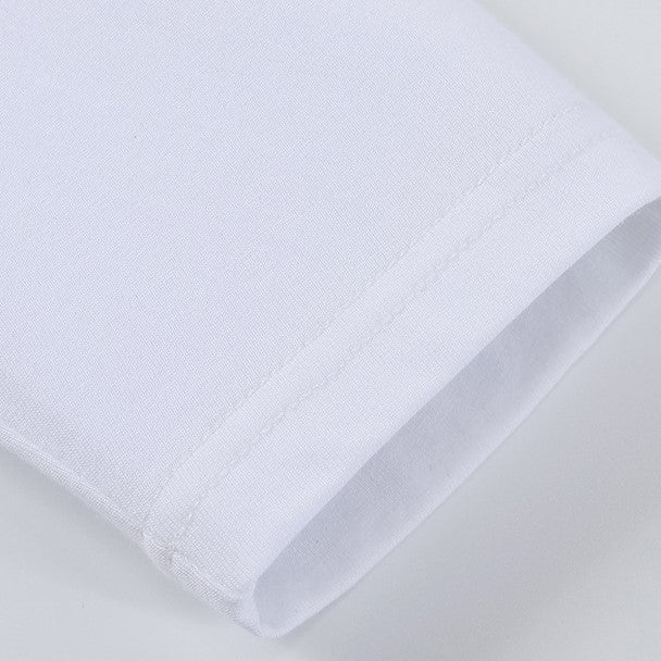 Long Sleeve Cotton Crew Neck Tee - view 3