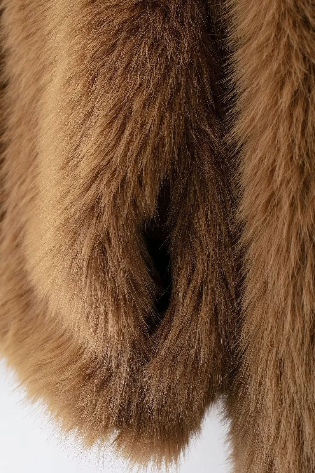 Boxy Teddy Faux Fur Zip Jacket - Brown - 4