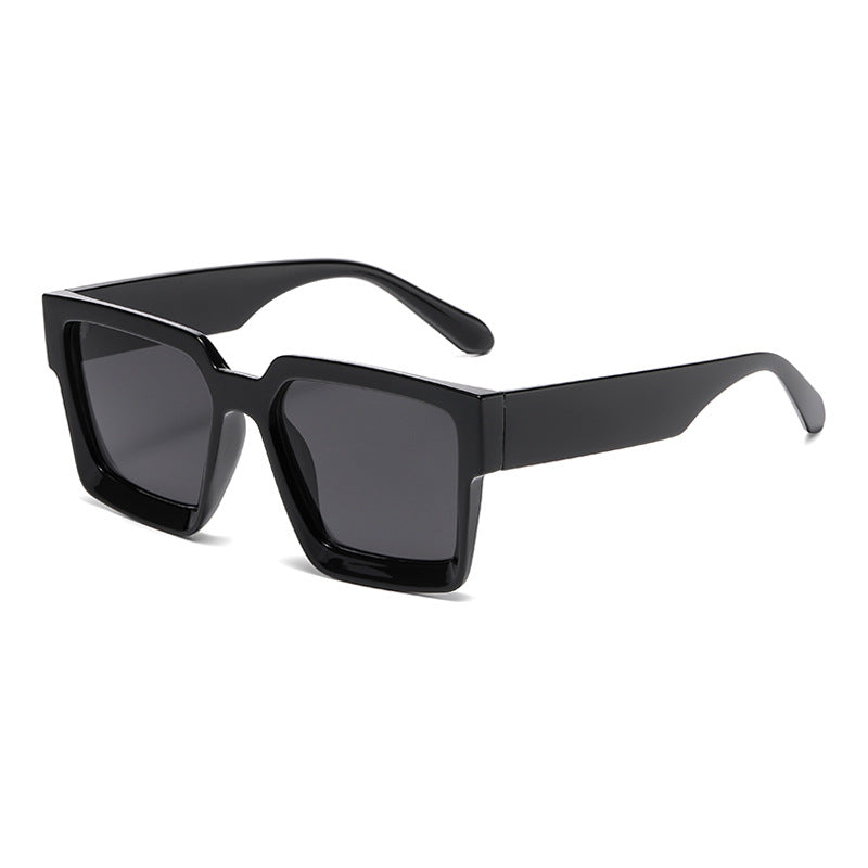 Bold Square Frame Polarized Sunglasses - C1