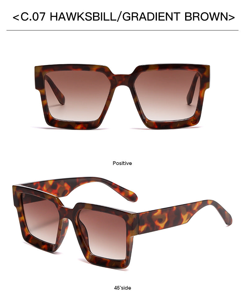 Bold Square Frame Polarized Sunglasses - view 3