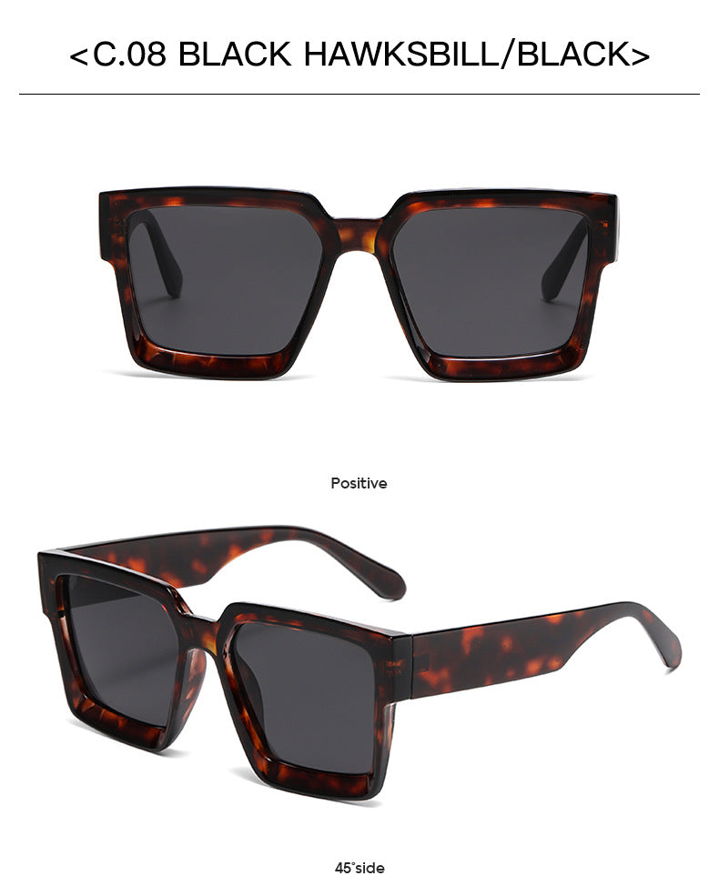 Bold Square Frame Polarized Sunglasses - view 5