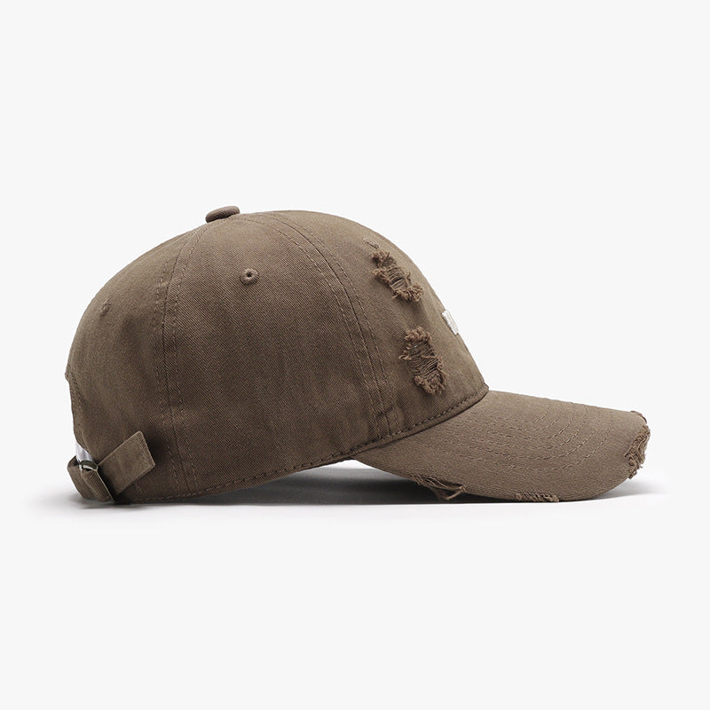 Ripped Brim Vintage Wash Baseball Cap - view 2