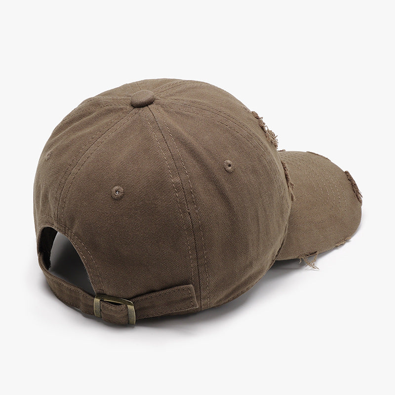 Ripped Brim Vintage Wash Baseball Cap - view 3