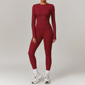Long Sleeve + Leggings Cherry Red