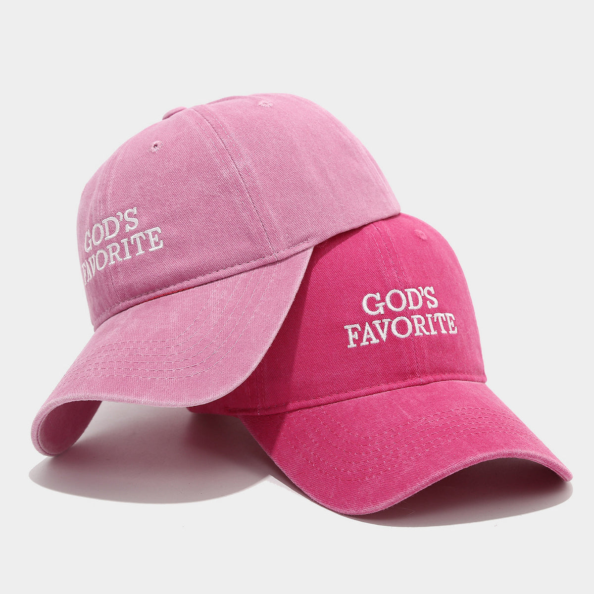 Embroidered Slogan Washed Baseball Cap - view 1