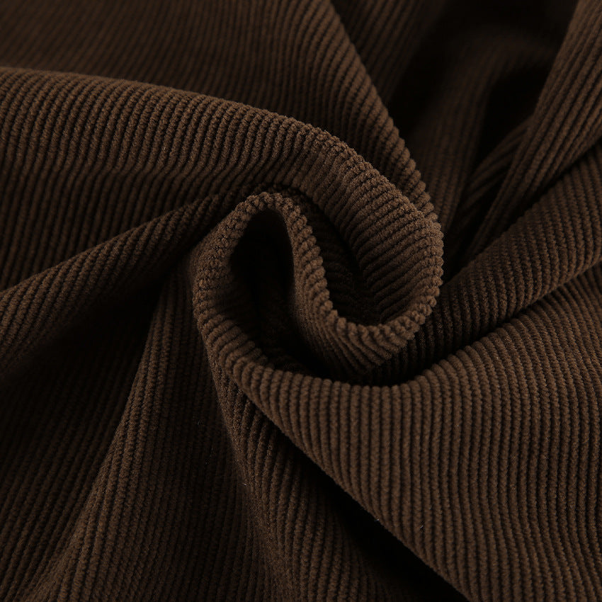 Corduroy High Waist Mini Skirt - view 2