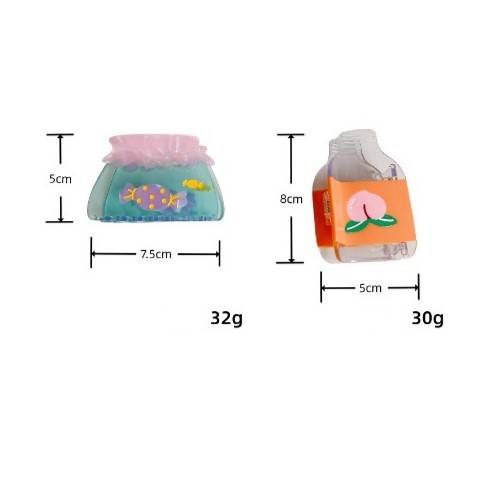 Translucent Jar Charm Hair Claw Clip - view 1