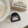 Mixed Print Mini Arch Hair Claw Clip - Star