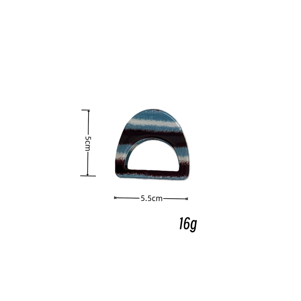 Mixed Print Mini Arch Hair Claw Clip - view 1