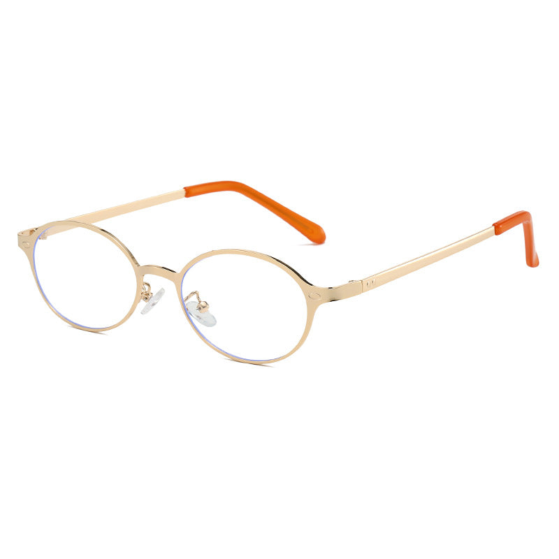 Slim Oval Wire Frame Retro Sunglasses - NO05