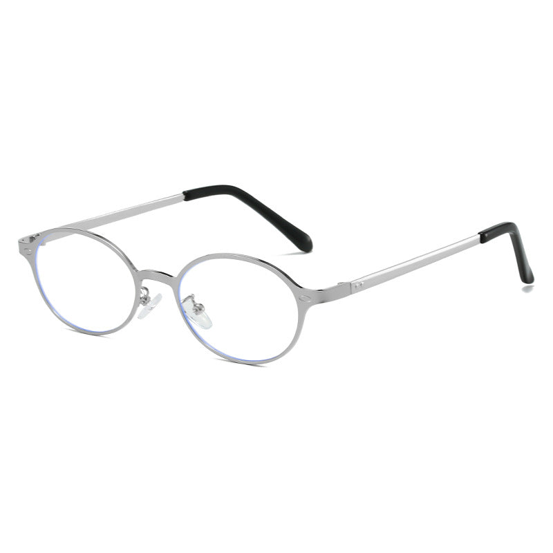 Slim Oval Wire Frame Retro Sunglasses - NO06