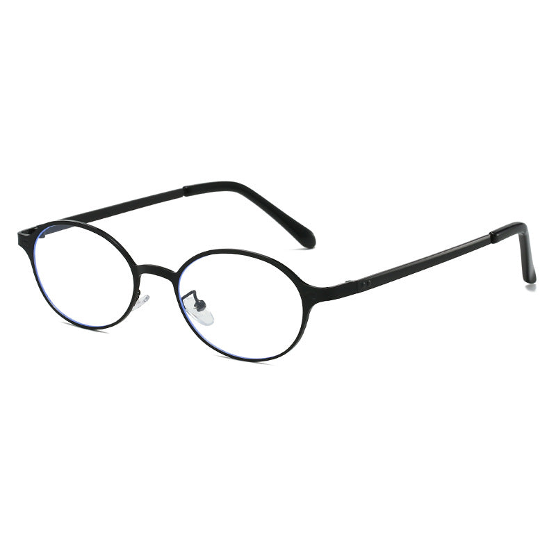 Slim Oval Wire Frame Retro Sunglasses - NO07