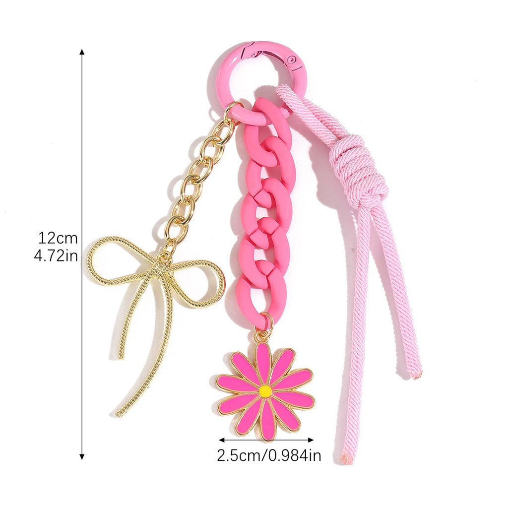 Kawaii Beaded Charm Keychain for Backpacks - Color_08