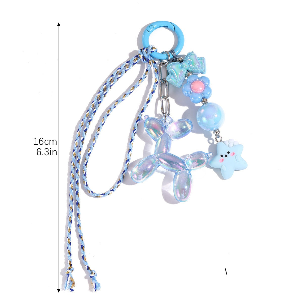 Kawaii Beaded Charm Keychain for Backpacks - Color_10