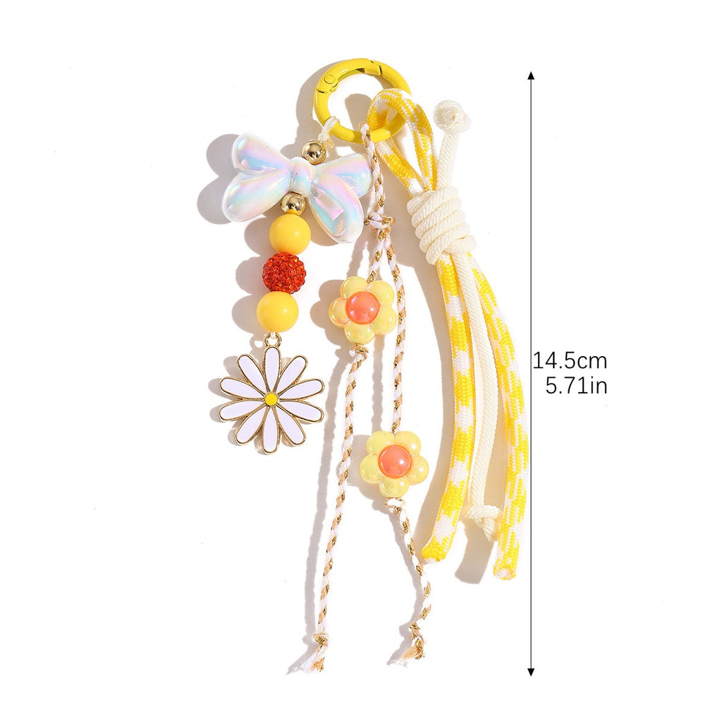 Kawaii Beaded Charm Keychain for Backpacks - Color_11