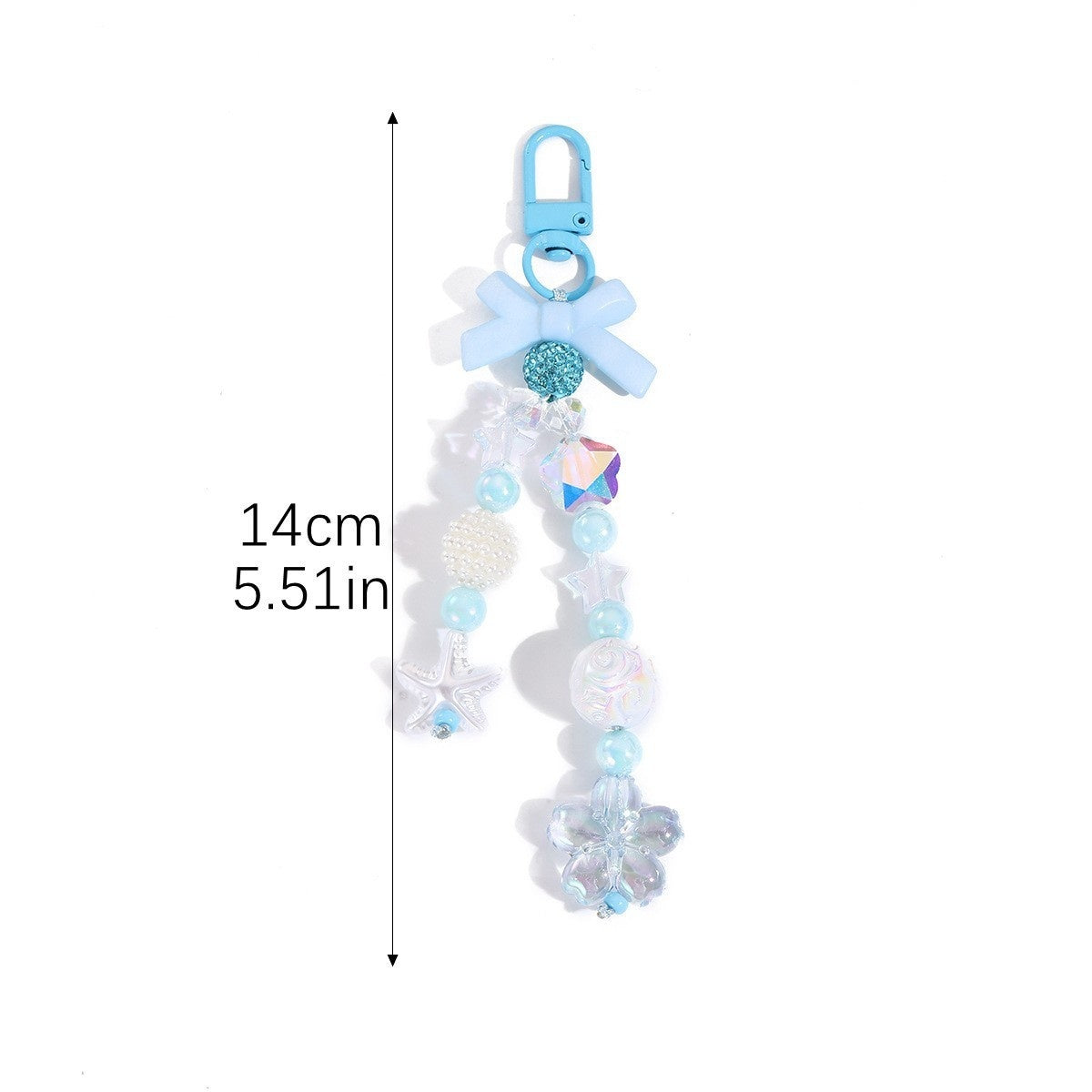Kawaii Beaded Charm Keychain for Backpacks - Color_15