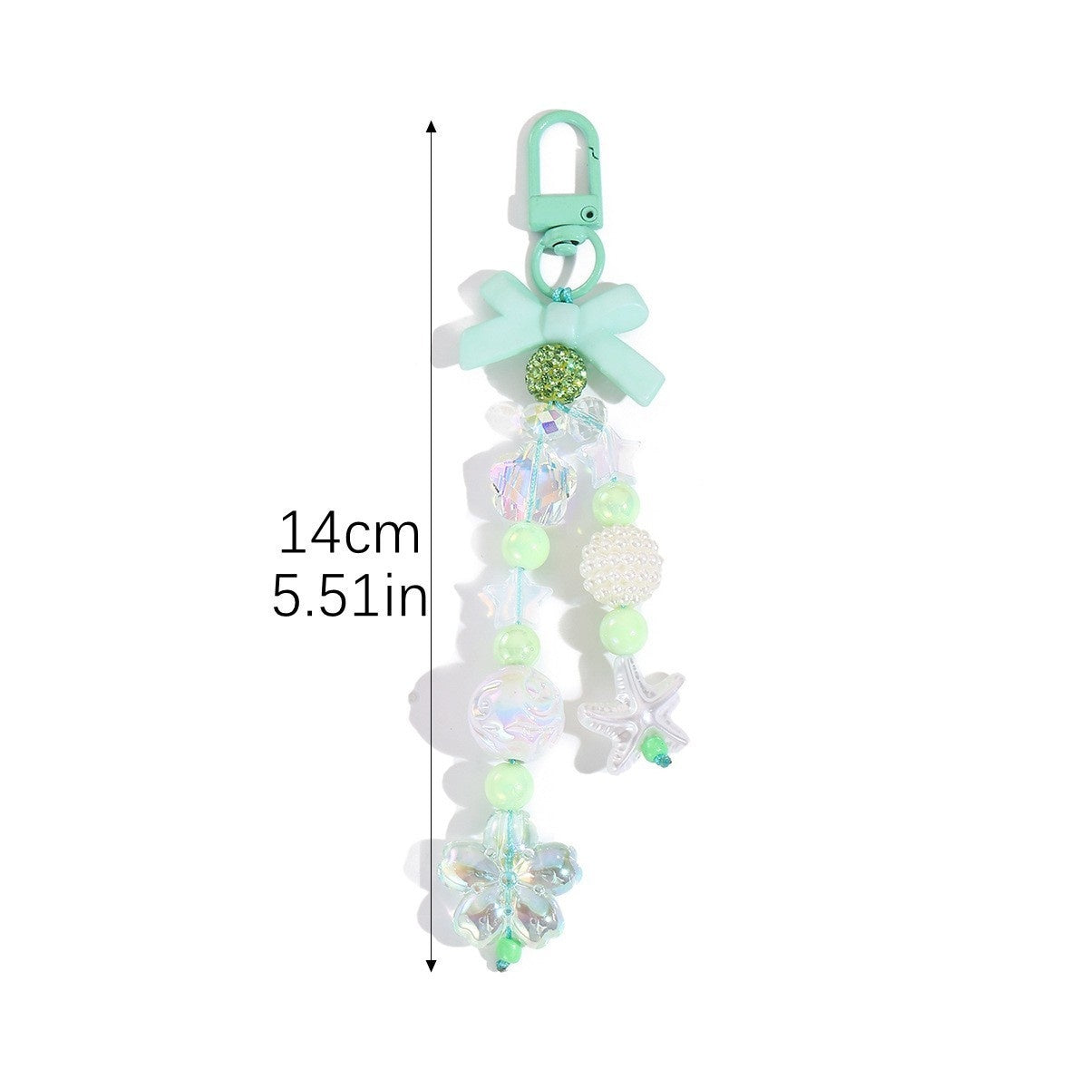 Kawaii Beaded Charm Keychain for Backpacks - Color_16