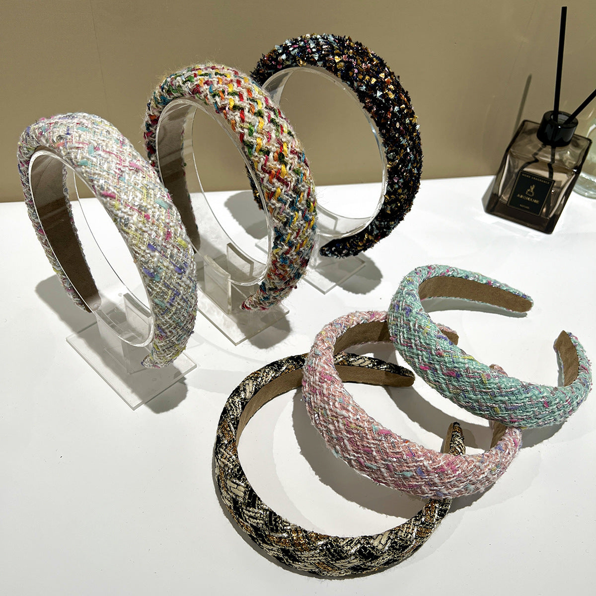 Shaded Tweed Wide Padded Headband - view 2