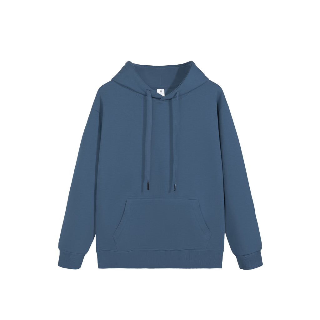Classic Everyday Pullover Hoodie with Kangaroo Pocket - DarkBlue