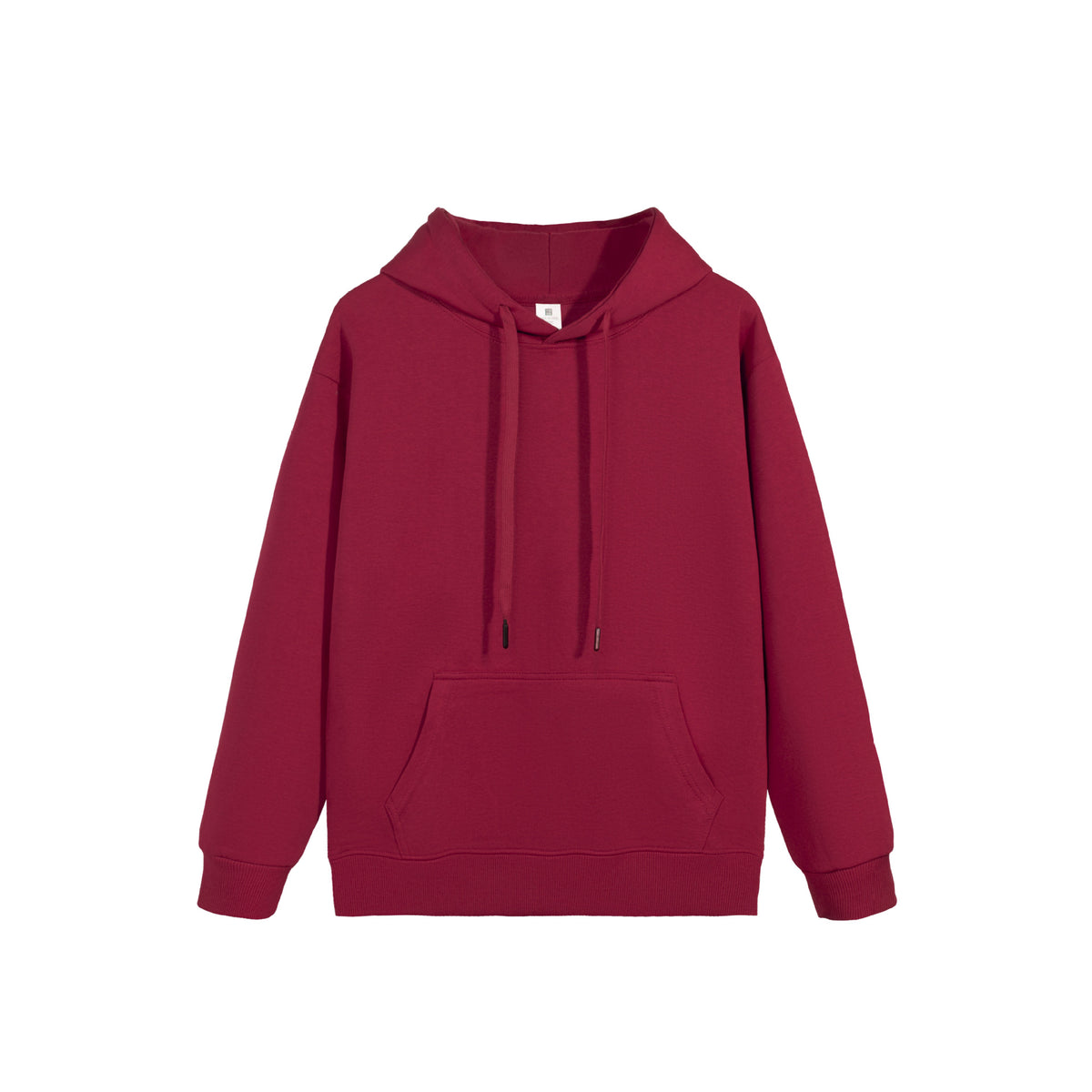 Classic Everyday Pullover Hoodie with Kangaroo Pocket - DarkRed