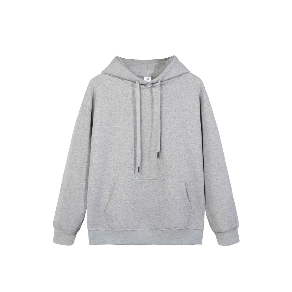 Classic Everyday Pullover Hoodie with Kangaroo Pocket - grey - 1