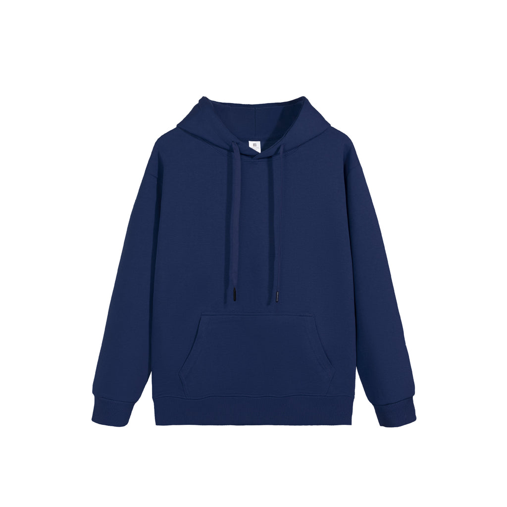 Classic Everyday Pullover Hoodie with Kangaroo Pocket - navy