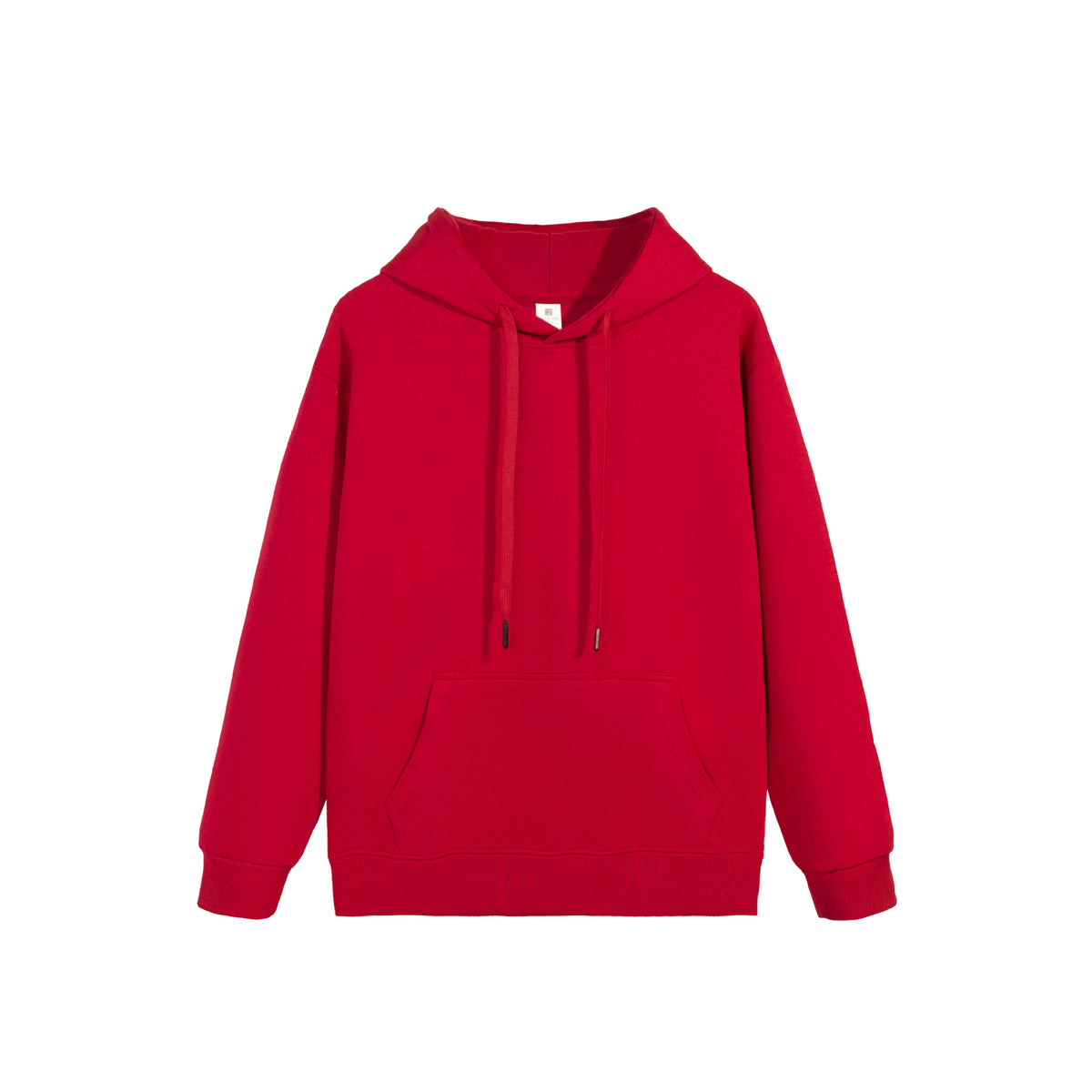 Classic Everyday Pullover Hoodie with Kangaroo Pocket - red
