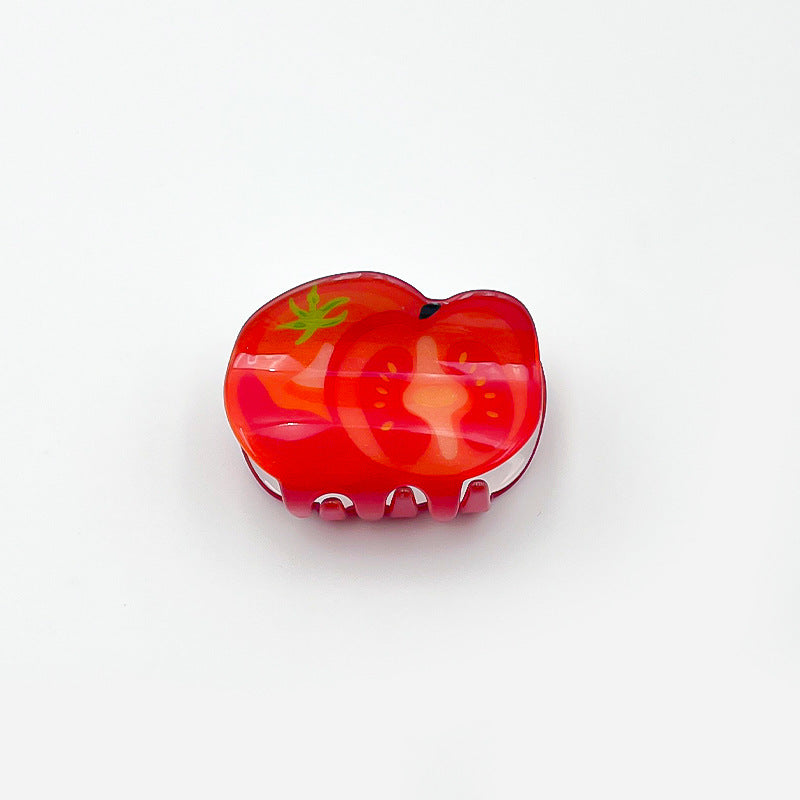 Kids Mini Fruit Rainbow Hair Clips - Color_01