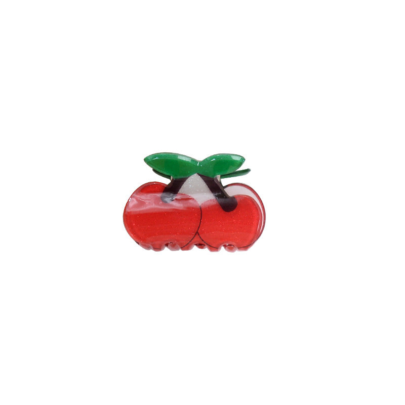 Kids Mini Fruit Rainbow Hair Clips - Color_15