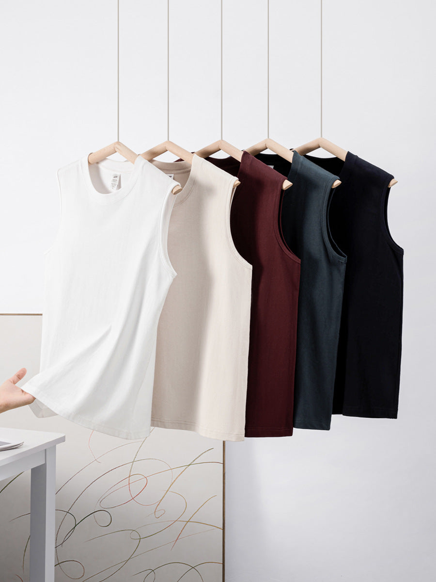 Sleeveless Cotton Muscle Tank Top
