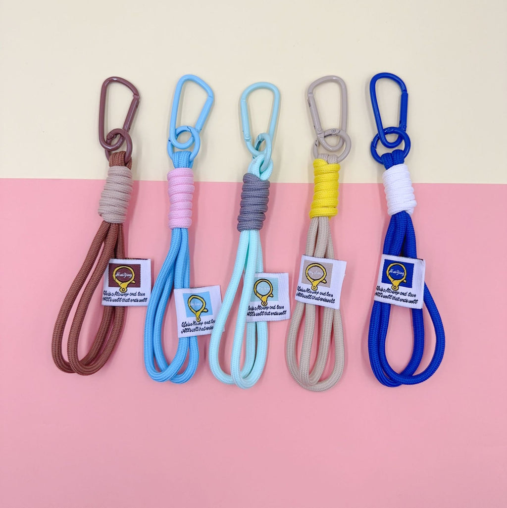 Nylon Rope Phone Wrist Strap Keychain - view 3