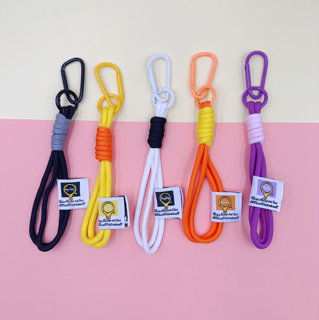 Nylon Rope Phone Wrist Strap Keychain - view 4