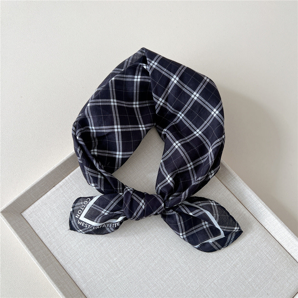 Retro Polka Dot Print Square Bandana - NO31