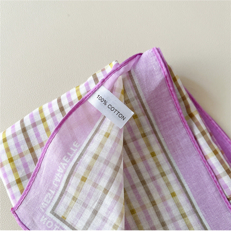 Retro Polka Dot Print Square Bandana - view 1