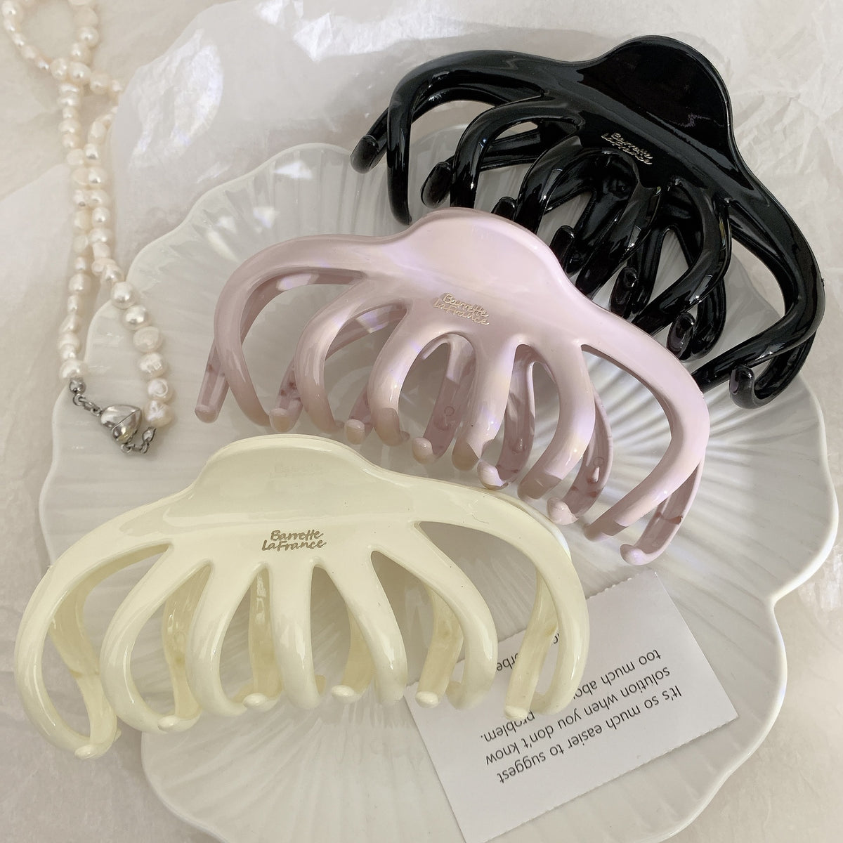 Oversized Glossy Jumbo Hair Claw Clip
