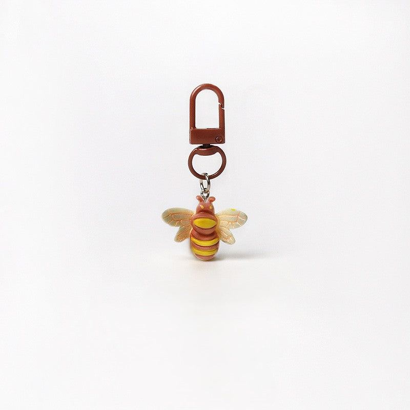 Cartoon Insect Charm Keychain - C1