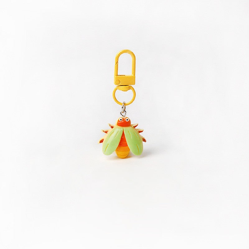 Cartoon Insect Charm Keychain - C4