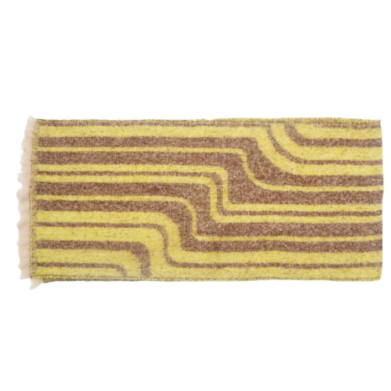 Two Tone Vertical Stripe Wrap Scarf - NO-8 - 2