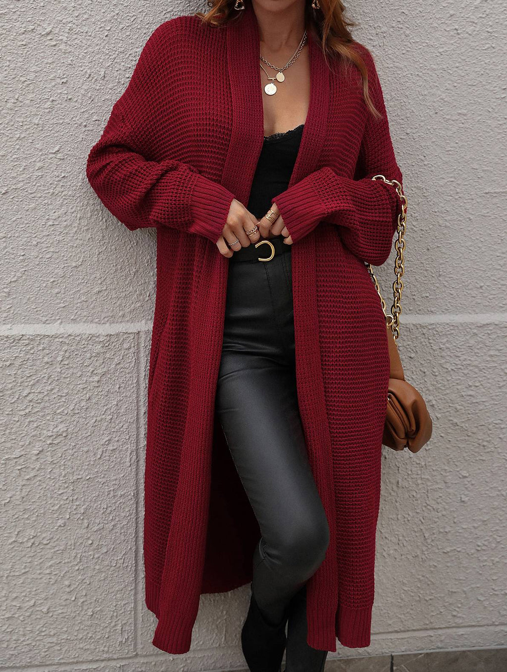 Longline Open Front Duster Cardigan