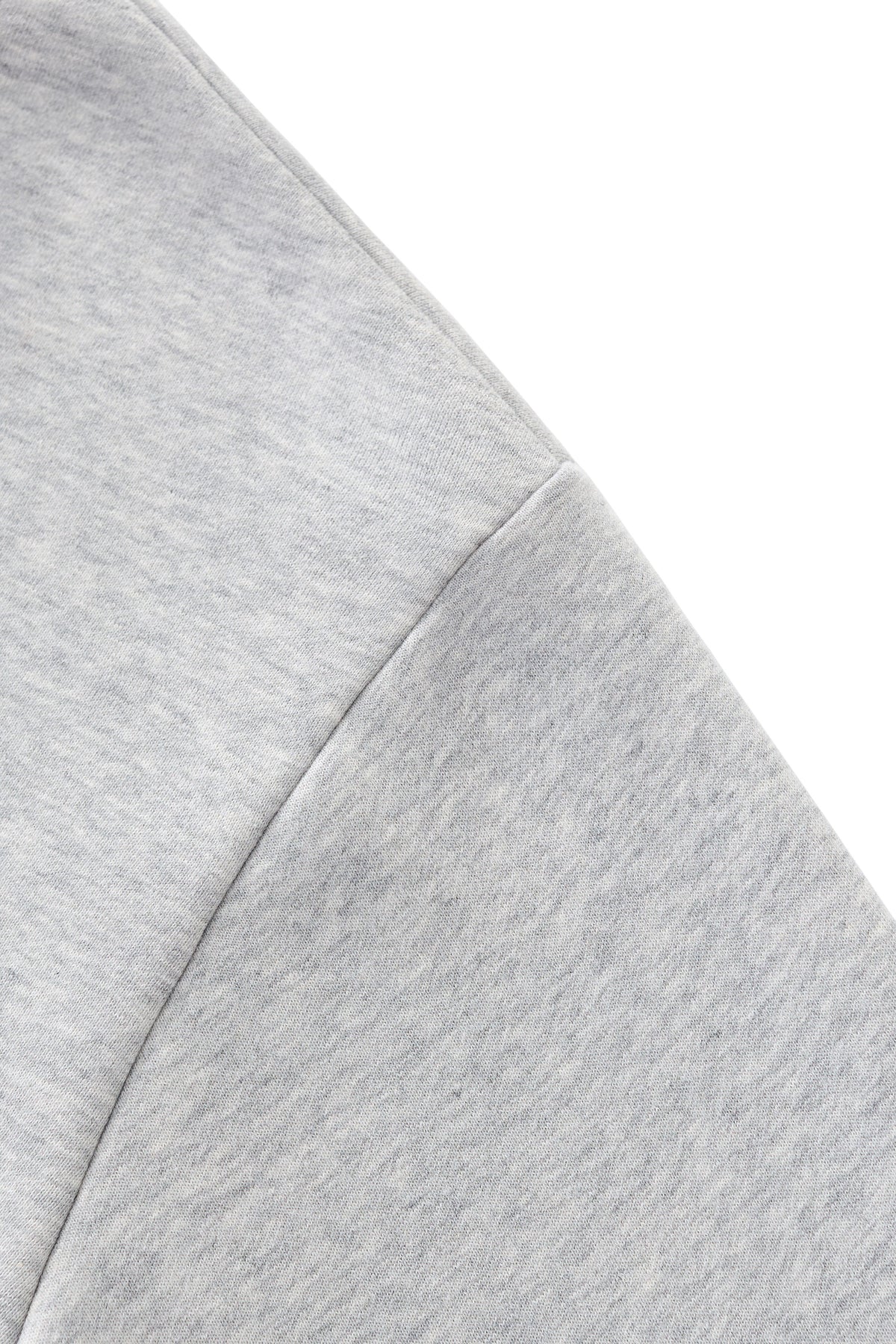 Contrast Trim Mock Neck Sweatshirt - Grey - 5