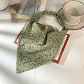 Ditsy Floral Triangle Scarf Headband - Green